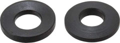Jergens - 1/4" Bolt, Black Oxide, Steel, Spherical Washer Assembly - 19/64" Female, 17/64" Male Inside x 5/8" OD, 3/16" Thick, 1" Radius - USA Tool & Supply