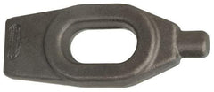 Gibraltar - 13/16" Stud, 2-9/16" Travel, Finger Clamp - 8" Long x 1-1/8" High x 2-1/8" Wide, Grade ASTM A521 & Class CA Forged Steel, 3/4" Diam - USA Tool & Supply