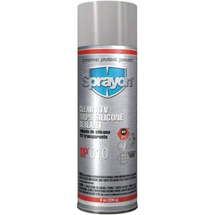 Sprayon - 8 oz Automotive Gasket Sealant - 122°F Max, Clear, Comes in Aerosol Can - USA Tool & Supply