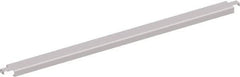 Interlake Mecalux - 3" Wide, 1-5/8" High, Open Shelving Double Flanged Crossbar - 48" Long, Use with Interlake Pallet Rack - USA Tool & Supply