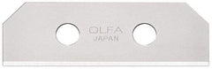 Olfa - 10 Piece Steel Safety Blade - 2-1/8" OAL - USA Tool & Supply