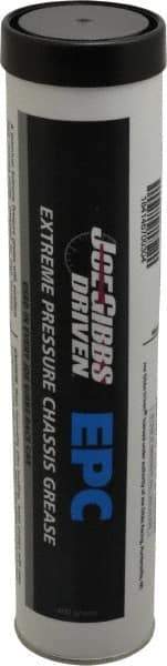 Joe Gibbs Driven Racing Oil - 400 g Cartridge Calcium Extreme Pressure Grease - Brown, Extreme Pressure, 500°F Max Temp, NLGIG 2, - USA Tool & Supply