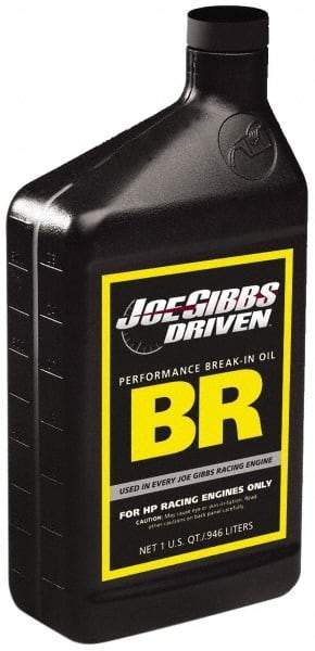 Joe Gibbs Driven Racing Oil - 1 Quart High Zinc Engine Break-In Oil - Grade 15W-50 - USA Tool & Supply