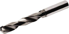 Seco - 7/16" 140° Spiral Flute Solid Carbide Screw Machine Drill Bit - DLC Finish, Right Hand Cut, 55mm Flute Length, 102mm OAL, Straight Shank, Through Coolant - USA Tool & Supply