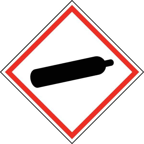NMC - Blank GHS Shipping Labels - 2" High x 2" Wide - USA Tool & Supply