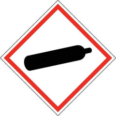 NMC - Blank GHS Shipping Labels - 4" High x 4" Wide - USA Tool & Supply
