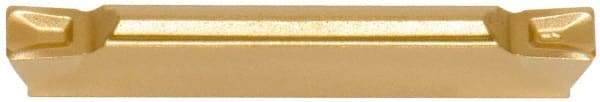 Seco - LCMF, 0.079" Cutting Width, MP, CP500 Grade, Multi-Directional Turning Insert - TiAlN, TiN Coated - USA Tool & Supply