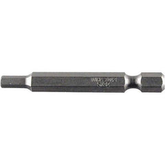 Wiha - 3mm Power Bit - 2-3/4" OAL - USA Tool & Supply