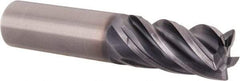 Kennametal - 18mm, 5 Flute, Solid Carbide, 0.75mm Corner Radius End Mill - 92mm OAL, 32mm LOC - USA Tool & Supply