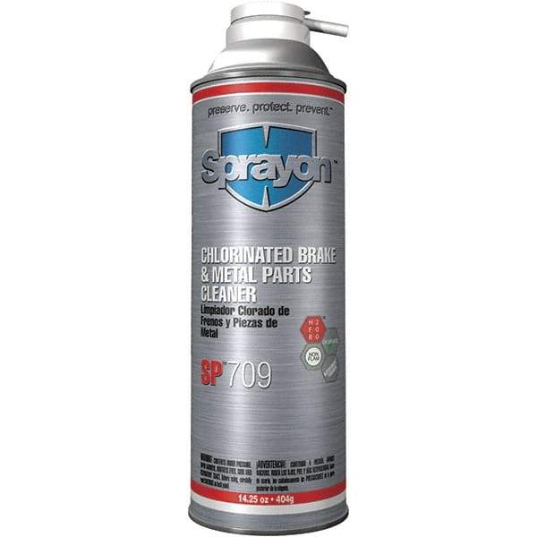 Sprayon - Tricholoroethylene Brake Parts Cleaner - 20 oz Aerosol Can - USA Tool & Supply