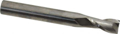 Niagara Cutter - 1/2", 1" LOC, 1/2" Shank Diam, 4" OAL, 2 Flute, Solid Carbide Square End Mill - Single End, Uncoated, Spiral Flute, 30° Helix, Centercutting, Right Hand Cut, Right Hand Flute, Series C230 - USA Tool & Supply