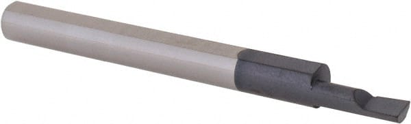 Scientific Cutting Tools - 0.12" Min Bore Diam, 0.35" Max Bore Depth, 3/16 Shank Diam, Corner Radius Boring Bar - USA Tool & Supply