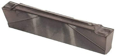 Kennametal - 94A4G Grade KCU10, 0.0941" Cutting Width Carbide Grooving Insert - 0.0748" Max Depth of Cut, Neutral, 0.0079" Corner Radius - USA Tool & Supply