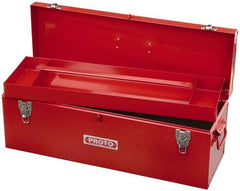 Proto - 1 Compartment 1 Tray Tool Box - 26" Wide x 9-1/2" Deep x 8-1/2" High, Steel, Red - USA Tool & Supply