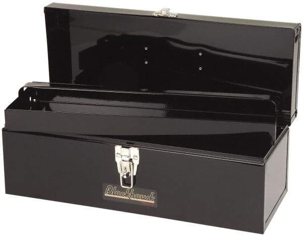 Blackhawk by Proto - 1 Tray Tool Box - 19" Wide x 7" Deep x 7" High, Steel, Black - USA Tool & Supply