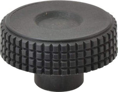 Elesa - 1.57" Head, Knurled Knob - Female Insert, Plastic - USA Tool & Supply