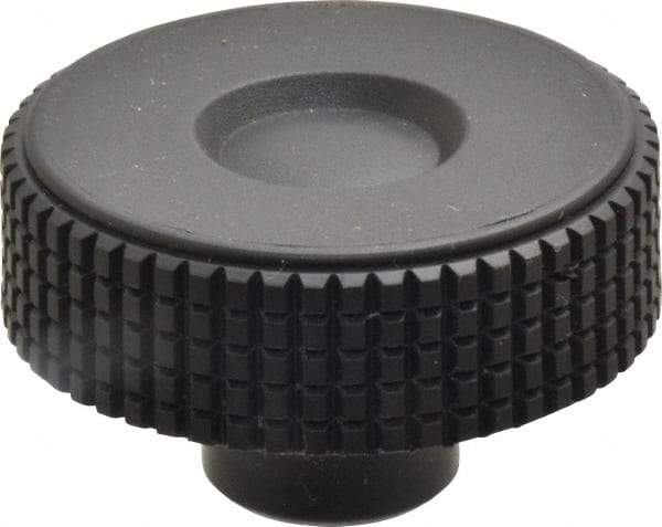 Elesa - 1.97" Head, Knurled Knob - Female Insert, Plastic - USA Tool & Supply