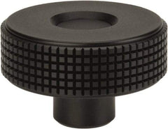 Elesa - 2.36" Head, Knurled Knob - Female Insert, Plastic - USA Tool & Supply