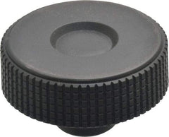 Elesa - 2.36" Head, Knurled Knob - Female Insert, Plastic - USA Tool & Supply