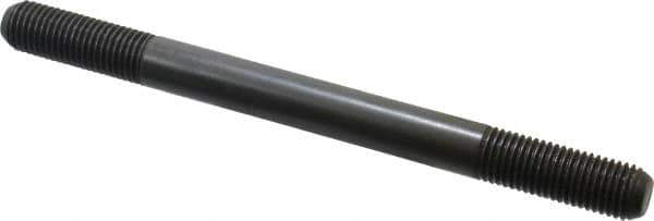 Jergens - M16x2.0 200mm OAL Equal Double Threaded Stud - Alloy Steel, Black Oxide Finish, 47mm Equal Thread Length, Metric - USA Tool & Supply
