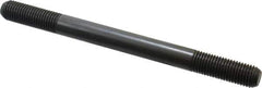 Jergens - M16x2.0 200mm OAL Equal Double Threaded Stud - Alloy Steel, Black Oxide Finish, 47mm Equal Thread Length, Metric - USA Tool & Supply