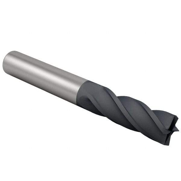 OSG - 1/2", 1" LOC, 1/2" Shank Diam, 3" OAL, 4 Flute, Solid Carbide Square End Mill - Single End, Diamond Finish, Spiral Flute, 30° Helix, Centercutting, Right Hand Cut, Right Hand Flute, Series 7040 - USA Tool & Supply