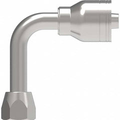 Eaton - Hydraulic Hose Fittings & Couplings Type: Female JIC Swivel, 90 Degree Elbow, Long Drop Hose Diameter: 1-1/16 (Inch) - USA Tool & Supply