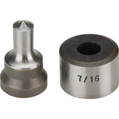 Enerpac - Hydraulic Punch Press Dies & Punches Type: Round Punch Diameter (mm): 11.10 - USA Tool & Supply