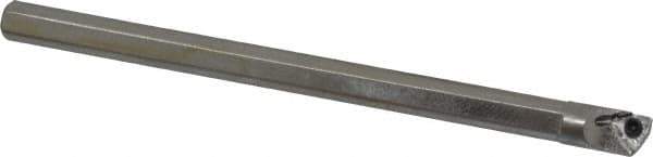 Hertel - 0.285" Min Bore Diam, 4" OAL, 1/4" Shank Diam, HBBG Indexable Boring Bar - 1" Max Bore Depth, WPGT Insert, Screw Holding Method - USA Tool & Supply
