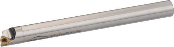 Hertel - 0.8" Min Bore Diam, 8" OAL, 3/4" Shank Diam, HBBS Indexable Boring Bar - 3" Max Bore Depth, WPMT Insert, Screw Holding Method - USA Tool & Supply