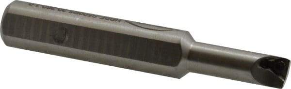 Hertel - 0.36" Min Bore Diam, 3" OAL, 1/2" Shank Diam, HBBF Indexable Boring Bar - 1" Max Bore Depth, TD.. Insert, Screw Holding Method - USA Tool & Supply