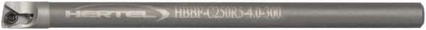 Hertel - 0.3" Min Bore Diam, 4" OAL, 1/4" Shank Diam, HBBF Indexable Boring Bar - 2-1/2" Max Bore Depth, TD.. Insert, Screw Holding Method - USA Tool & Supply
