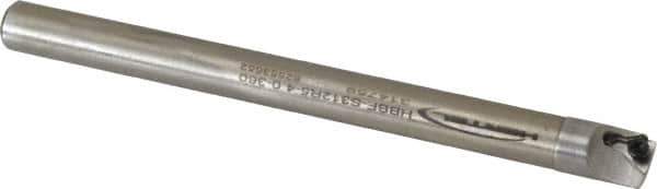 Hertel - 0.36" Min Bore Diam, 4" OAL, 5/16" Shank Diam, HBBF Indexable Boring Bar - 1-1/4" Max Bore Depth, TD.. Insert, Screw Holding Method - USA Tool & Supply