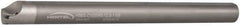 Hertel - 1.105" Min Bore Diam, 12" OAL, 1" Shank Diam, HBBS Indexable Boring Bar - 10" Max Bore Depth, TD.., TP.. Insert, Screw Holding Method - USA Tool & Supply