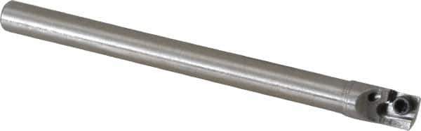 Hertel - 0.23" Min Bore Diam, 2-1/2" OAL, 3/16" Shank Diam, HBBC Indexable Boring Bar - 3/4" Max Bore Depth, CD.. Insert, Screw Holding Method - USA Tool & Supply