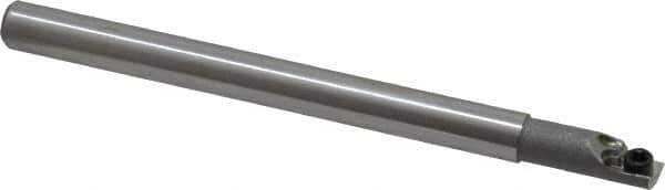Hertel - 0.18" Min Bore Diam, 2-1/2" OAL, 3/16" Shank Diam, HBBC Indexable Boring Bar - 1/2" Max Bore Depth, CD.. Insert, Screw Holding Method - USA Tool & Supply