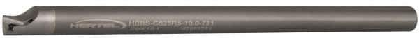 Hertel - 0.731" Min Bore Diam, 10" OAL, 5/8" Shank Diam, HBBS Indexable Boring Bar - 8" Max Bore Depth, TD.., TP.. Insert, Screw Holding Method - USA Tool & Supply