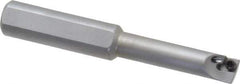 Hertel - 0.285" Min Bore Diam, 2-1/2" OAL, 3/8" Shank Diam, HBBC Indexable Boring Bar - 1-1/4" Max Bore Depth, CD.. Insert, Screw Holding Method - USA Tool & Supply