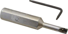 Hertel - 0.23" Min Bore Diam, 2-3/4" OAL, 1/2" Shank Diam, HBBC Indexable Boring Bar - 1" Max Bore Depth, CD.. Insert, Screw Holding Method - USA Tool & Supply