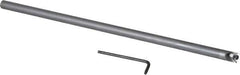 Hertel - 0.438" Min Bore Diam, 10" OAL, 3/8" Shank Diam, HBBQ Indexable Boring Bar - 3-3/4" Max Bore Depth, TPC.. Insert, Screw Holding Method - USA Tool & Supply