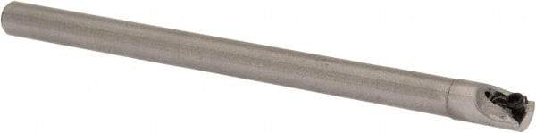 Hertel - 0.3" Min Bore Diam, 4" OAL, 1/4" Shank Diam, HBBF Indexable Boring Bar - 1" Max Bore Depth, TD.. Insert, Screw Holding Method - USA Tool & Supply