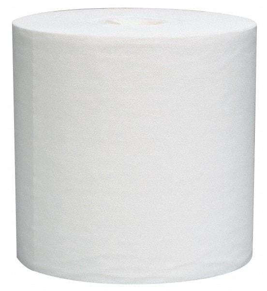 WypAll - L40 Dry General Purpose Wipes - Jumbo Roll, 13-3/8" x 12-1/2" Sheet Size, White - USA Tool & Supply