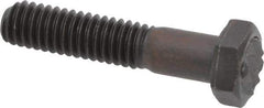 Fairlane - Serrated Tooth, 5/16-18, 1-1/2" Shank Length, 1" Thread Length, Black Oxide Finish, Hex Head, Adjustable Positioning Gripper - 3/8" Pad Diam, 1/2" Hex, 1/4" Head Height, Fine Tooth Grade - USA Tool & Supply