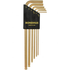 Bondhus - Hex Key Sets Tool Type: Hex Handle Type: L-Key Long Arm - USA Tool & Supply