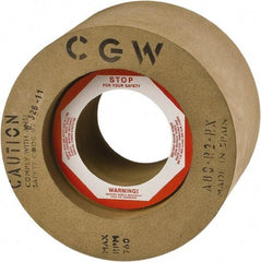 Camel Grinding Wheels - 1" Wide x 12" Diam, Type 1 Feed Wheel - 5" Hole Size, 80 Grit, Hardness R - USA Tool & Supply
