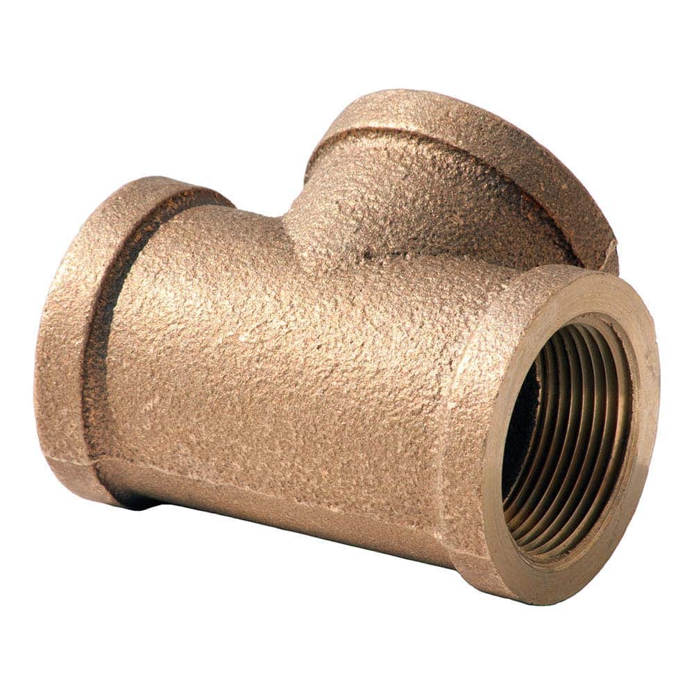 Merit Brass - Brass & Chrome Pipe Fittings Type: Tee Fitting Size: 1/4 - USA Tool & Supply