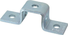 Cooper B-Line - Zinc Plated Carbon Steel Bracket Strut Fitting - 1/2" Bolt, 5 Holes, Used with Cooper B Line Channel & Strut (All Sizes Except B62 & B72) - USA Tool & Supply