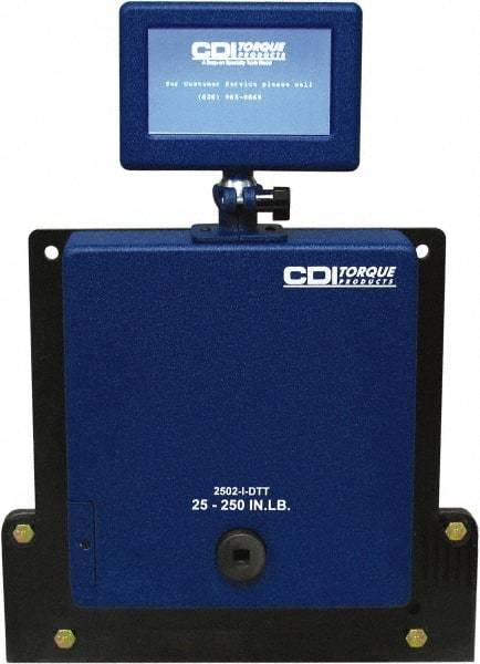 CDI - 25 to 250 In/Lb Electronic Torque Tester - 3/8" Drive, 21" OAL, ±0.5% Accuracy - USA Tool & Supply