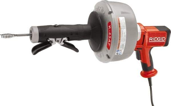 Ridgid - Electric Drain Cleaning Machine - For 3/4" to 2-1/2" Pipe, 25' Cable - USA Tool & Supply