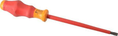 Wera - 255mm OAL Standard Slotted Screwdriver - 150mm Blade Length, Round Shank, Ergonomic Handle - USA Tool & Supply
